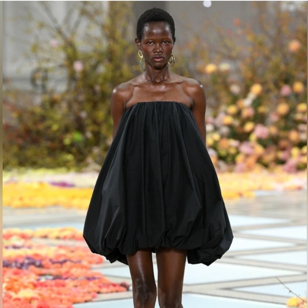 Ulla Johnson black bubble dress